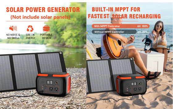 FTMB600 Set de centrale électrique portable 300W,600W Backup Lithium Battery Pack Bank