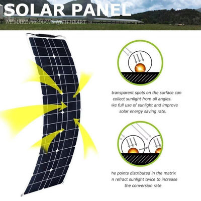 Kit de panneau solaire monocristallin USB de 300 W pour camping-car 50A 12-24V