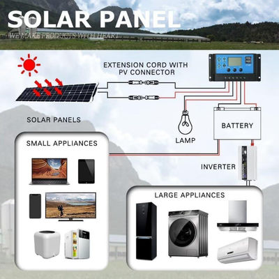 Kit de panneau solaire monocristallin USB de 300 W pour camping-car 50A 12-24V