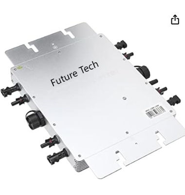 Système de production d'électricité solaire à micro-onduleur FTB1200 PV avec blanc