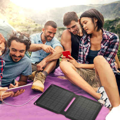 Piles solaires monocristallines portables pour les situations d'urgence Les chargeurs de panneaux solaires ETFE 10W 5V