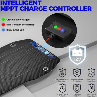 Résistant à l'eau 30 Watt Panneau solaire flexible Chargeur de batterie de voiture Portable