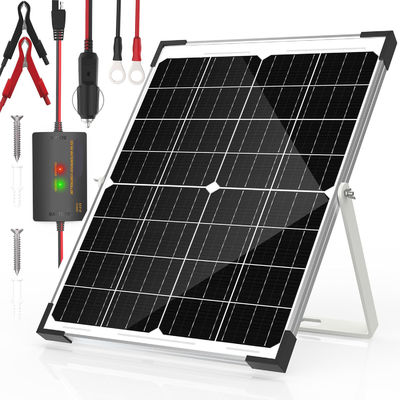 25W batterie solaire chargeur de déchargeur de maintien 12V pour voiture moto