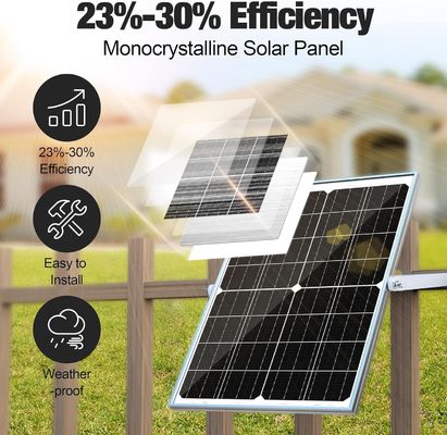 25W batterie solaire chargeur de déchargeur de maintien 12V pour voiture moto