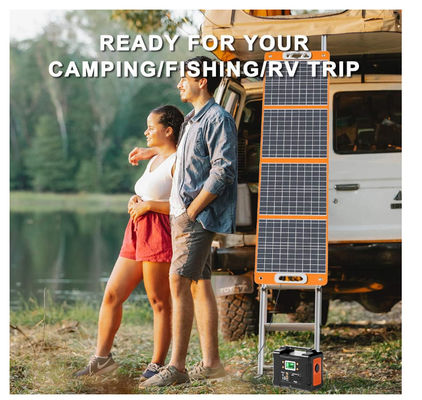 Chargeur de panneau solaire pliable de 18V 100W personnalisé avec sortie CC