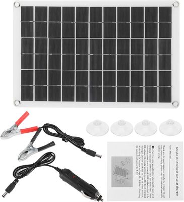 Panneau solaire portable léger Cellule monocristalline 100W 12/24V Sortie USB