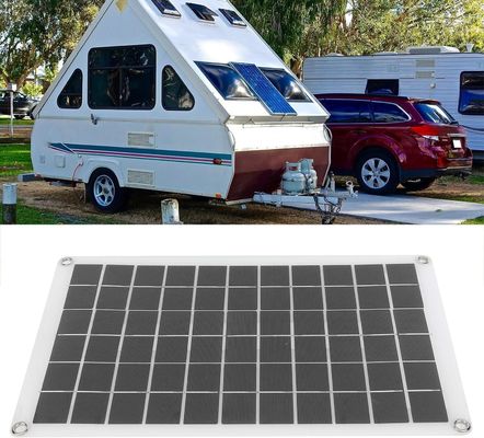 Panneau solaire portable léger Cellule monocristalline 100W 12/24V Sortie USB