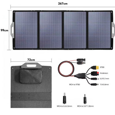 Couverture solaire pliante portable 400W IP67 étanche pour la centrale électrique