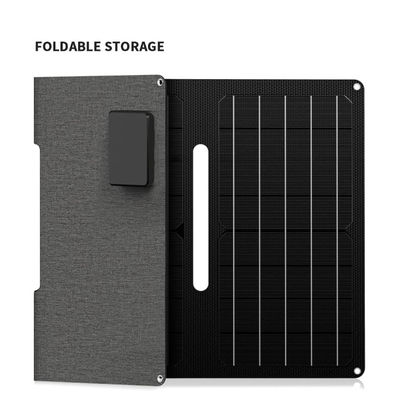Chargeur de batterie solaire marine pliable de 30W pour le camping en plein air