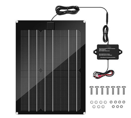 Kit de panneau solaire FTBM15 Contrôleur de charge MPPT intégré imperméable à l'eau avec noir