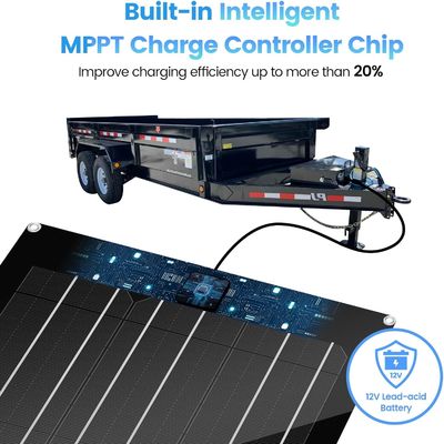Chargeur de batterie de voiture solaire pour véhicule de tourisme 15W 12V