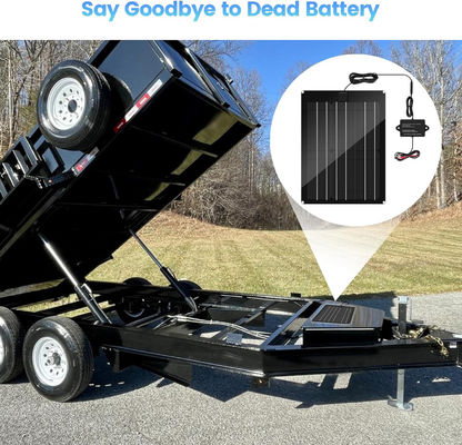 Chargeur de batterie de voiture solaire pour véhicule de tourisme 15W 12V