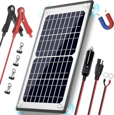 10W 12V Chargeur de batterie solaire magnétique
