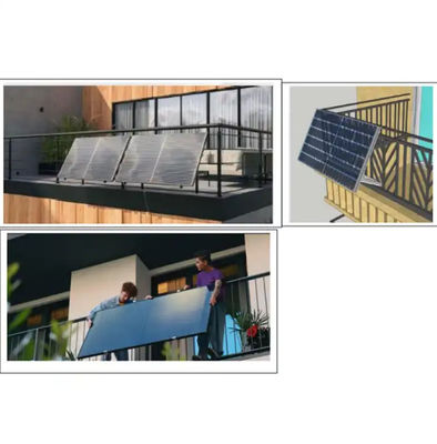 Système de panneaux solaires à ceinture de 600w Silicium monocristallin