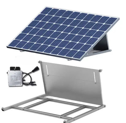 Système de montage de panneau solaire réglable pour balcon Kit de support solaire pour usage domestique