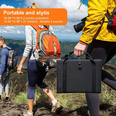 Panneau solaire pliable à haut rendement 60W avec USB 5V pour le camping, téléphone cellulaire