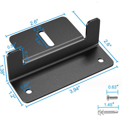 Accessoires de panneaux solaires légers monture en aluminium anodisé