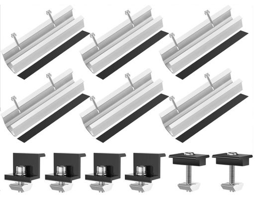 Légère en aluminium étanche à l'eau montage panneau solaire accessoires Z supports 12cm