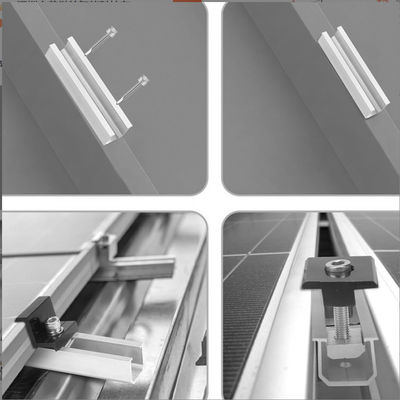 Légère en aluminium étanche à l'eau montage panneau solaire accessoires Z supports 12cm