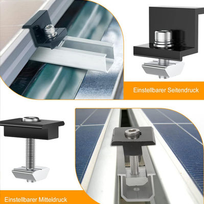 Légère en aluminium étanche à l'eau montage panneau solaire accessoires Z supports 12cm