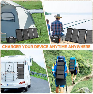 Couverture solaire pliable à haute efficacité de 40W IP68 étanche pour le camping